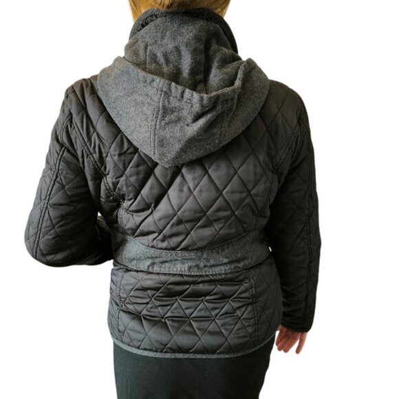 Kenneth Cole Wool Quilted Chore Barn Jacket M - Picture 2 of 5